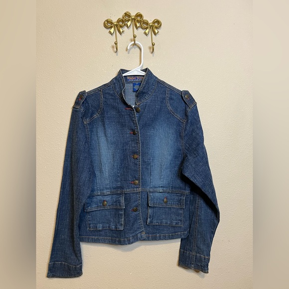 Magic Jeans Jackets & Blazers - Magic Jeans Vintage Blue Denim Jacket. Great Detailing. Size L